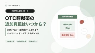 OTC類似薬の追加負担はいつから 2027年3月スタート 対象77成分と薬代の計算